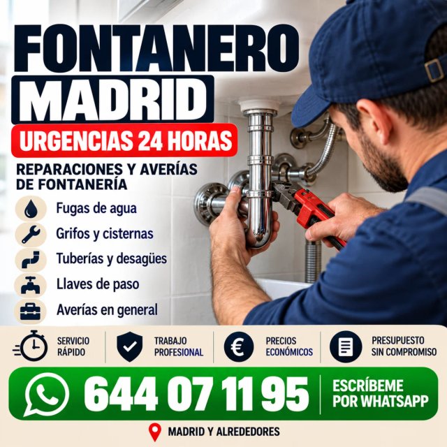 Fontanero Madrid | Urgente 24 Horas