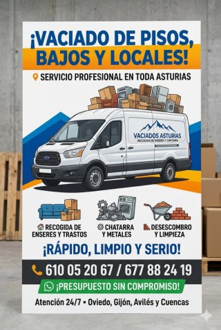 Vaciado de pisos,bajos y locales