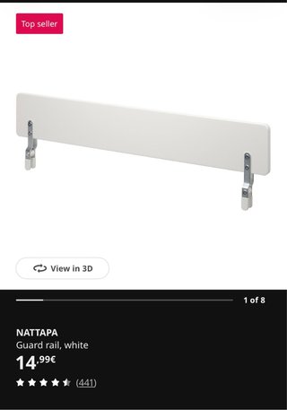 Barandilla de cama IKEA NATTAPA