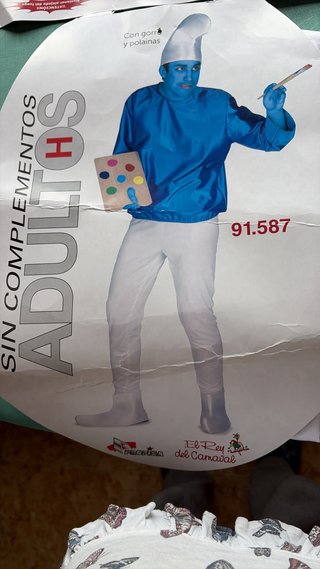 Disfraz de Pitufo para Adulto