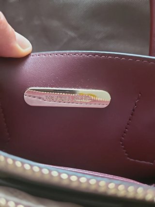 Bolso Michael Kors Piel Rosa y Burdeos