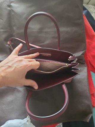 Bolso Michael Kors Piel Rosa y Burdeos