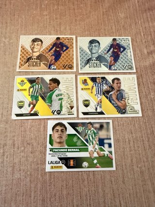5 Cromos Panini LALIGA EA SPORTS 2026-27