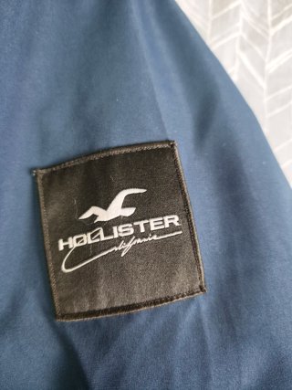 Chaqueta Hollister Forrada Talla XXL Azul Marino