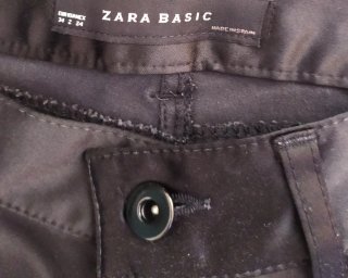 Pantalón pitillo negro Zara mujer