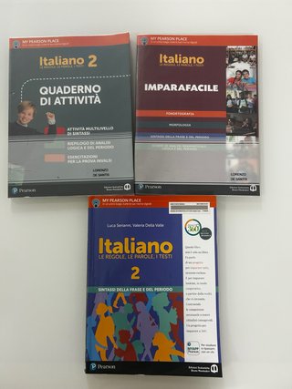 Libro italiano le regole,le parole i testi