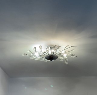 Lámpara de Techo de Cristal Swarovski y metal
