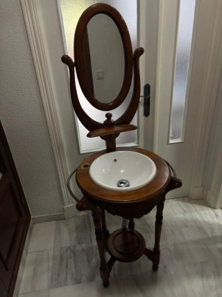 Mueble Lavabo Palanganero Antiguo