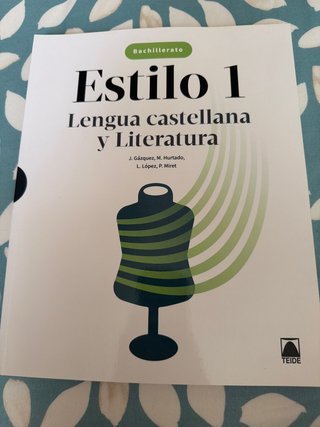 Estilo 1, Lengua Castellana y Literatura, Bachi...
