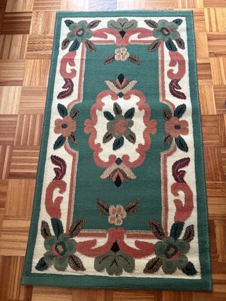 3 Alfombras de Lana Estampadas NUEVAS