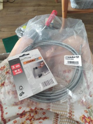 Espiral de limpieza de tuberías Meister 3m