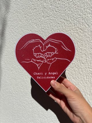 Cajita Personalizada en Forma de Corazón