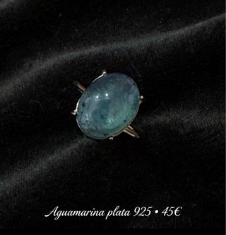 Anillos minerales plata 925 PRECIO UNIDAD