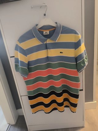 Polo Lacoste Rayas Multicolor