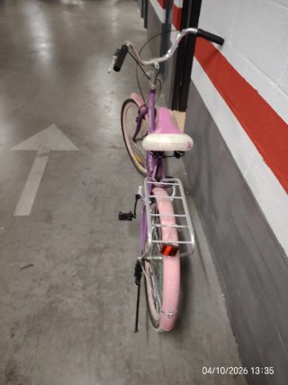 Bicicleta Morada Niña