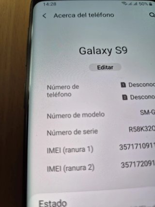 Samsung Galaxy S9 Negro