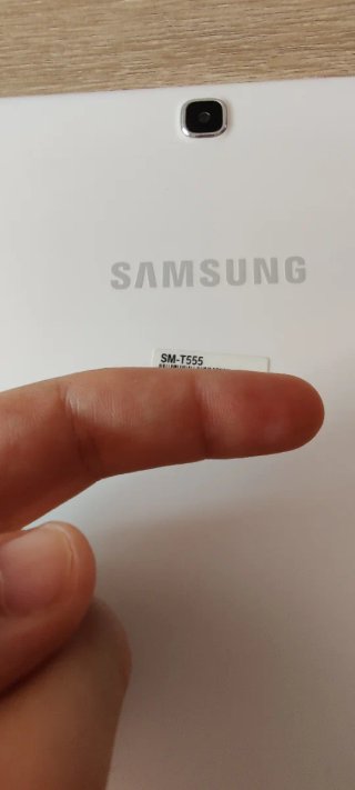 Tablet Samsung SM-T555 Blanca 16gb