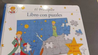 El Principito libro con puzzles