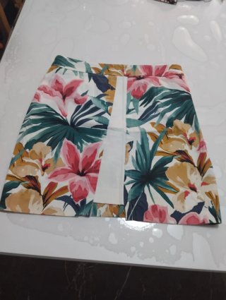 Falda con Estampado Floral
