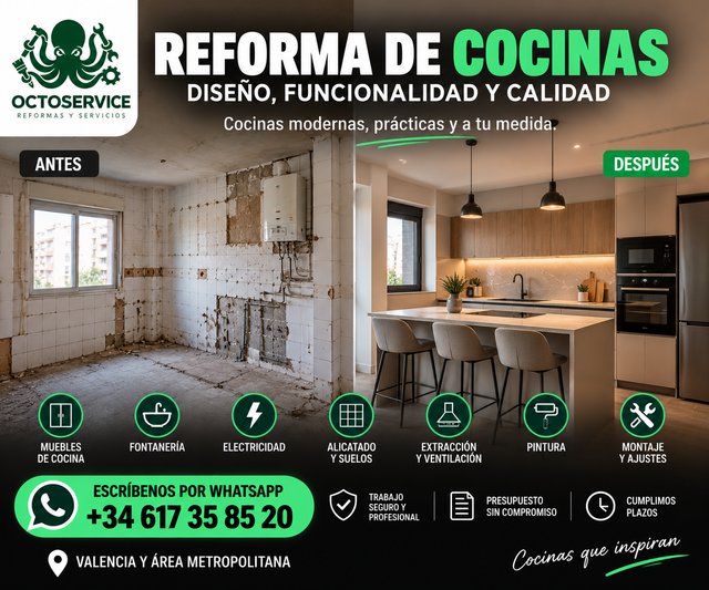 REFORMA DE COCINAS | VALENCIA