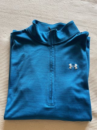 Sudadera Under Armour m/cremallera azul talla S