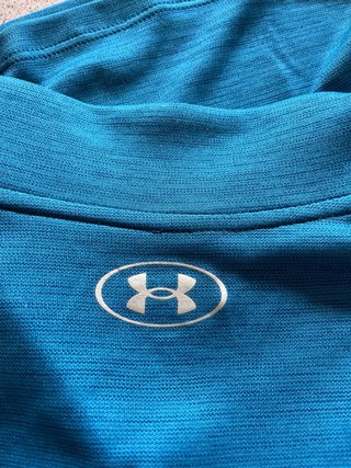 Sudadera Under Armour m/cremallera azul talla S