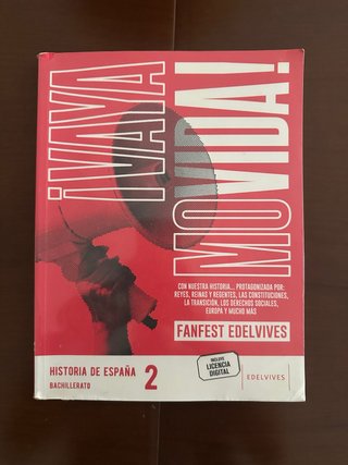 Libro de Historia para alumnos de 2º de bachibachi