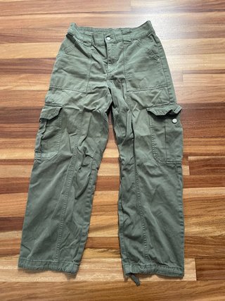 Pantalones cargo verdes