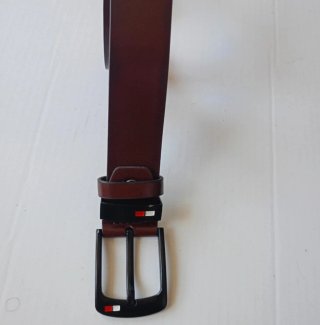 Cinturón de cuero sintético 120 cm Marrón