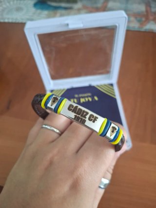 Pulsera de Cuero Cádiz CF
