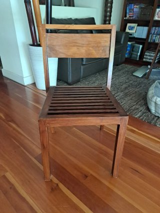 Silla de Escritorio Banak Import de Madera