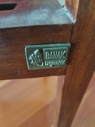 Silla de Escritorio Banak Import de Madera
