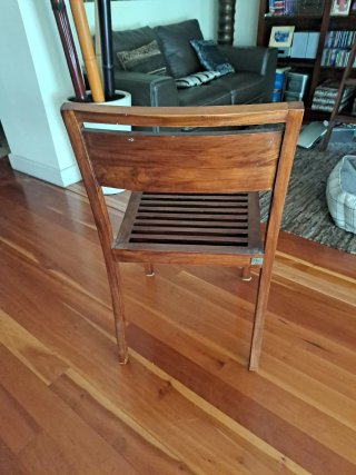 Silla de Escritorio Banak Import de Madera