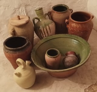ORZAS-PLATOS-BOTIJO-PUCHERO-LEBRILLOS ANTIG.
