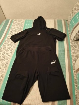 Conjunto deportivo Puma mujer negro