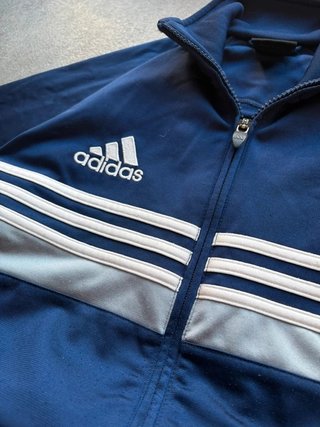 Track Jacket Adidas Negra y Azul Marino -...