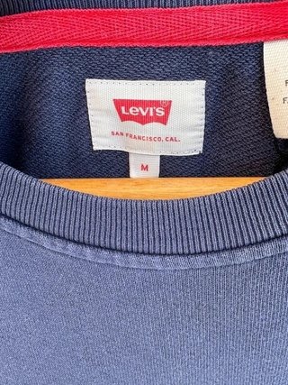 Levi's Sudadera Tricolor Unisex Azul/Blanco/Rojo M