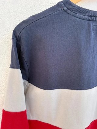 Levi's Sudadera Tricolor Unisex Azul/Blanco/Rojo M