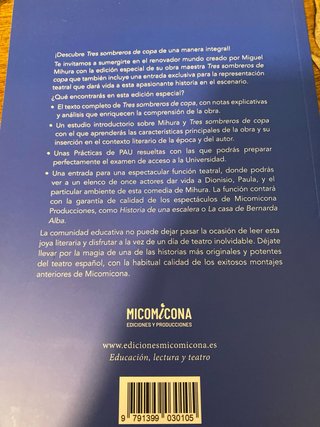 Libro “Tres sombreros de copa”