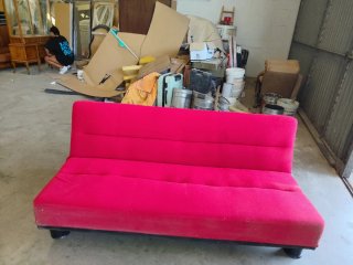 Sofá Cama Rojo