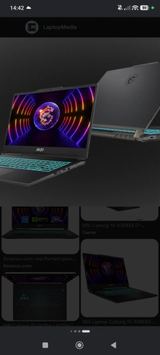 Portátil Gaming MSI Cyborg 15