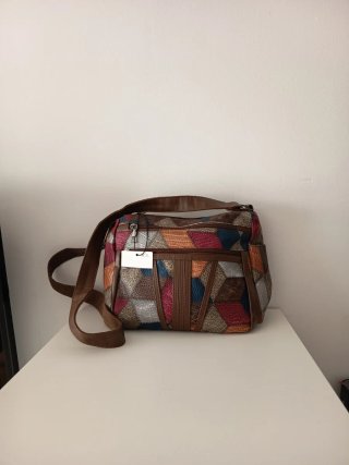 Bolso bandolera mujer patchwork