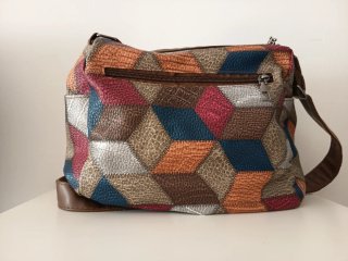 Bolso bandolera mujer patchwork