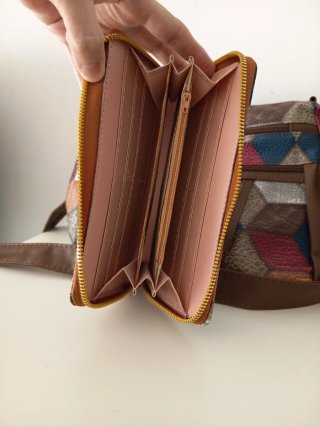 Bolso bandolera mujer patchwork