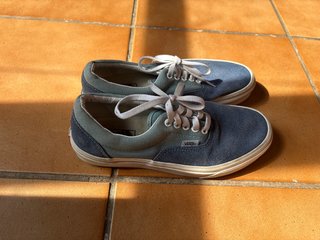 Zapatillas Vans Mujer Talla 38.5 EUR Azul/Verde