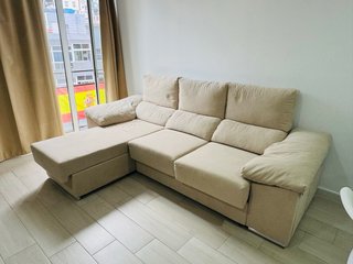 Sofá en L Beige