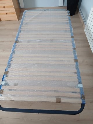 Conjunto de cabecero, somier y colchon de 90×190