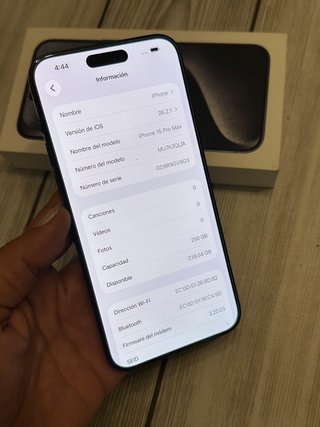 iPhone 15 Pro Max 96% Bateria NUEVO 256GB