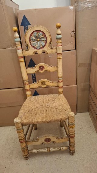 Sillas Mexicanas de Madera y Yute