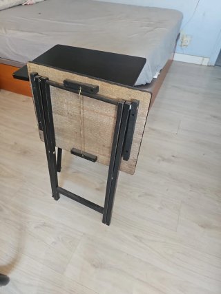 Mesa plegable negra